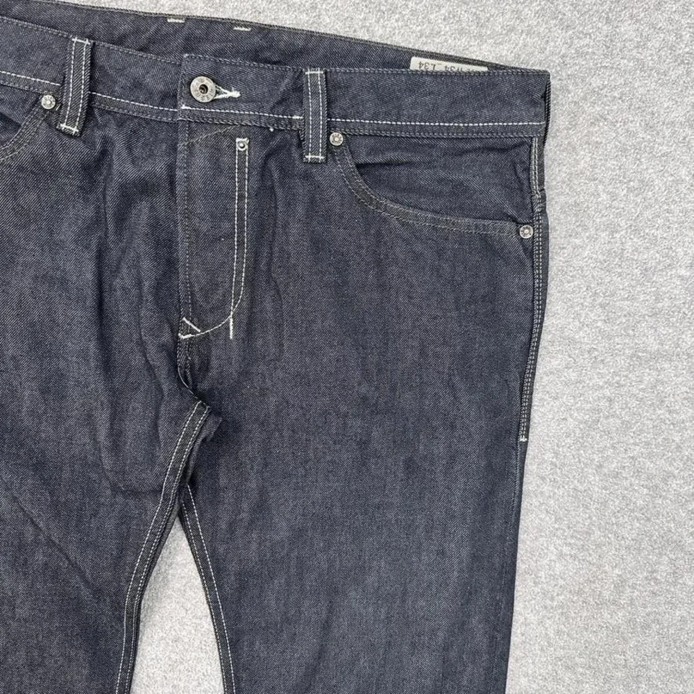 Diesel Safado Regular‎ Slim Straight Jeans Mens 34x34 Wash 008Z8 Selvedge Denim